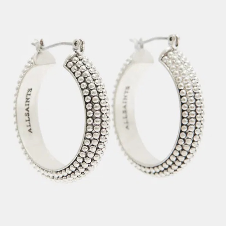 All Saints New Sinead Ball Hoop Earrings